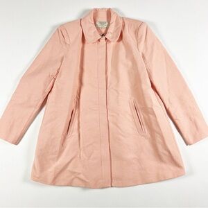 Zara Pink Trench Coat A-line Silhouette